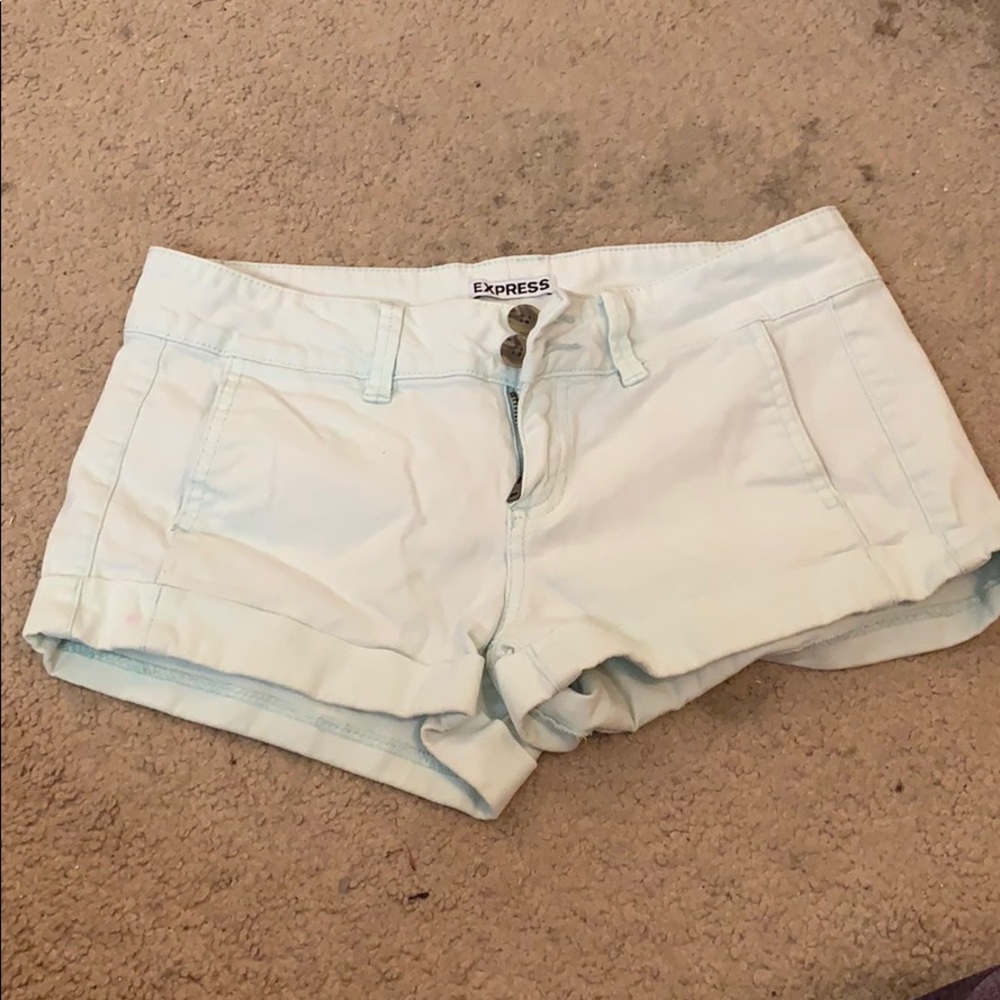 Express Mint Green Shorts Size 2